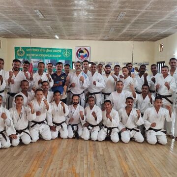 Yashpal Singh Kalsi Conducts Black Belt Test at Combat Wing, ITBP ACADEMY, Mussoorie, Uttarakhand, May 22-23, 2023