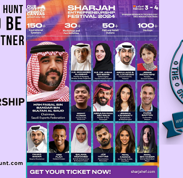 The Great Unicorn Hunt is Community Partner of Sharjah Entrepreneurship Festival 24