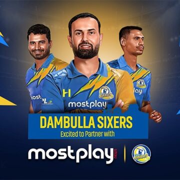 MostPlay News News Principal Sponsor for Damballa Sixers on Lanka Premier league 2024